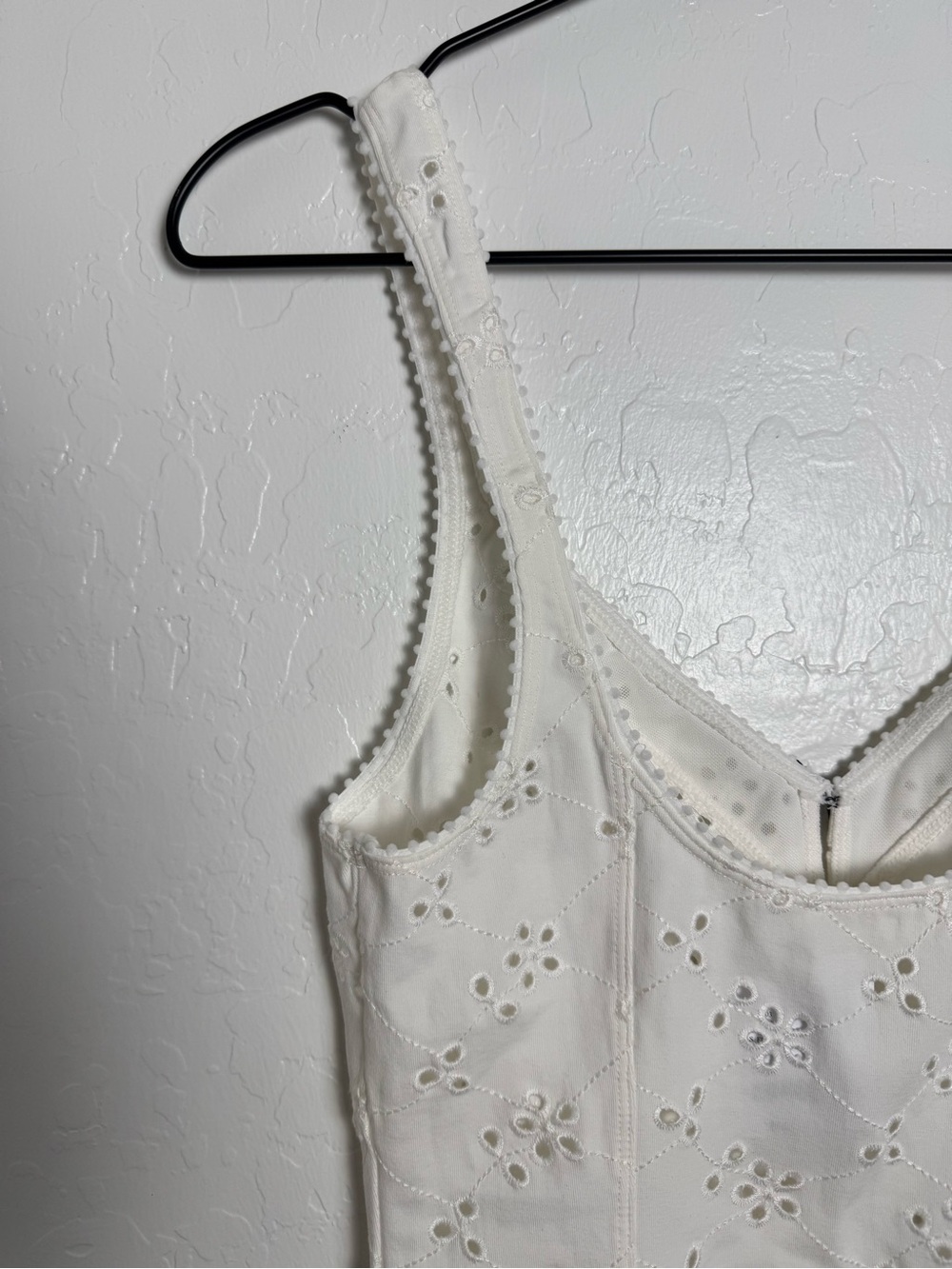 Free People Ivory Eyelet Full Bloom Body Suit - Picture 8 of 13